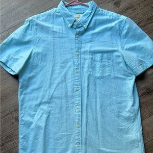 Light Blue Short Sleeve Men's Shirt